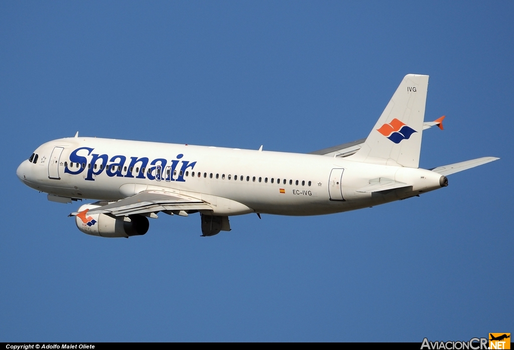 EC-IVG - Airbus A320-232 - Spanair