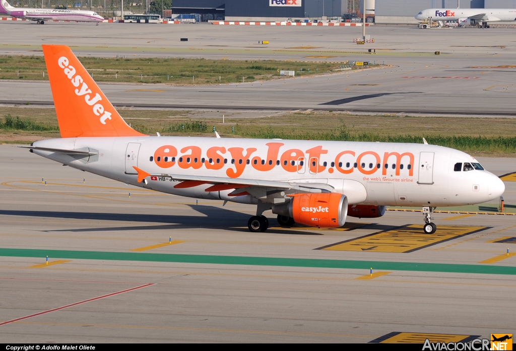 HB-JZM - Airbus A319-111 - EasyJet Airline