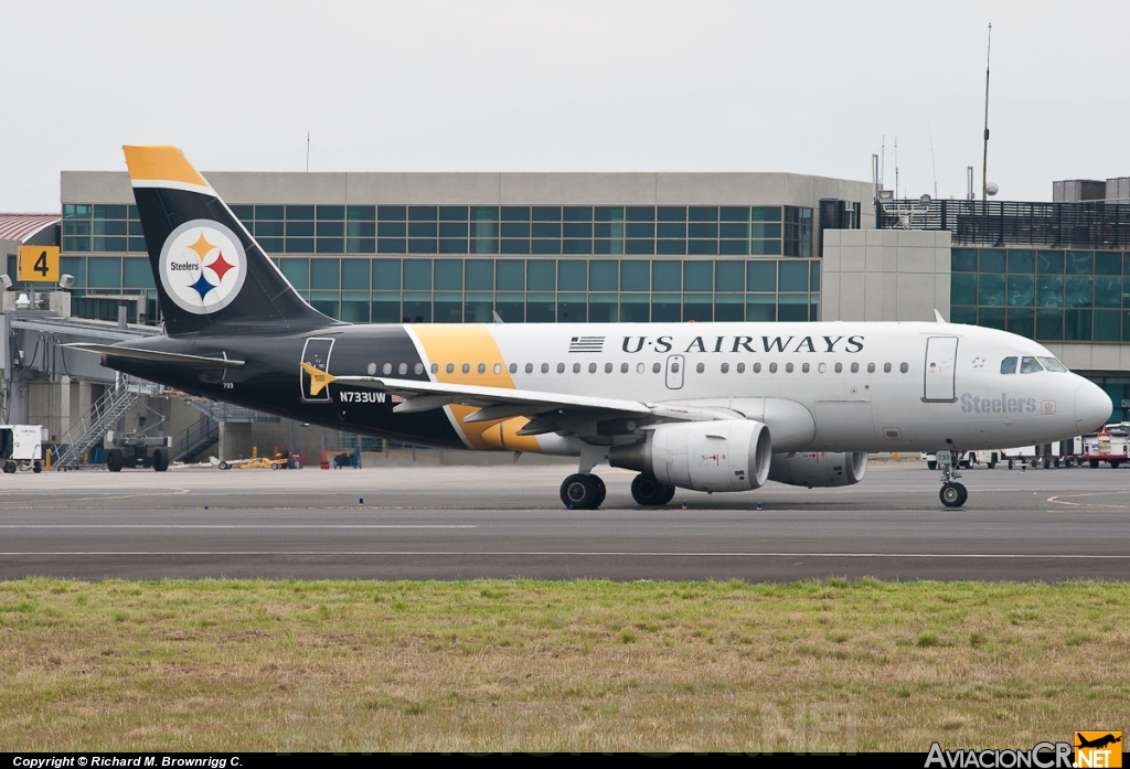 N733UW - Airbus A319-112 - US Airways