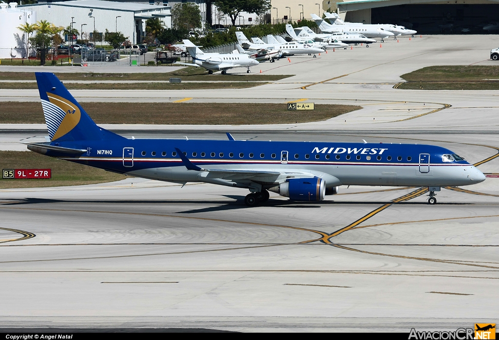 N171HQ - Embraer ERJ-190-100IGW 190AR - Midwest Airlines