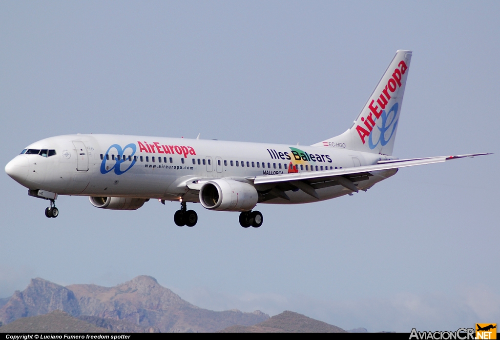 EC-HGO - Boeing 737-85P - Air Europa