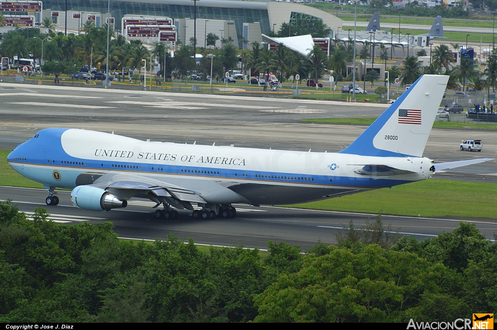 82-8000 - Boeing VC-25A - USAF - United States Air Force - Fuerza Aerea de EE.UU