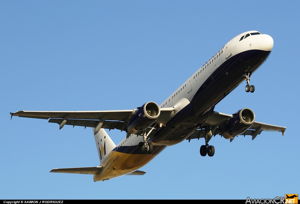 G-OJEG - airbus a-321-231 - Monarch Airlines