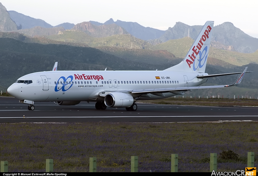 EC-JBK - Boeing 737-85P - Air Europa