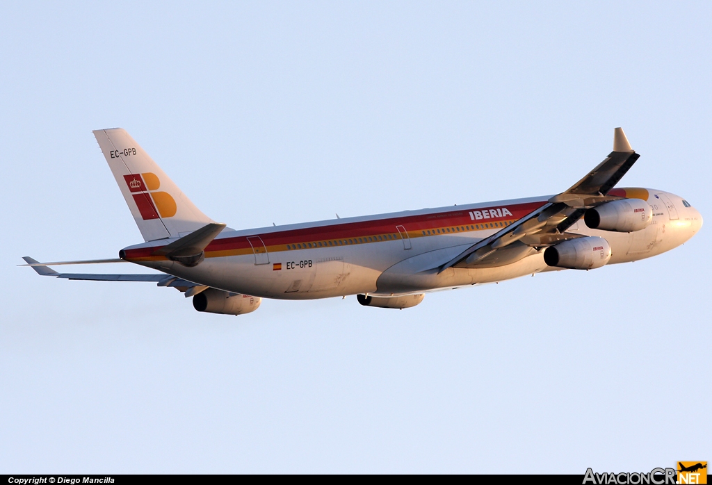 EC-GPB - Airbus A340-313X - Iberia