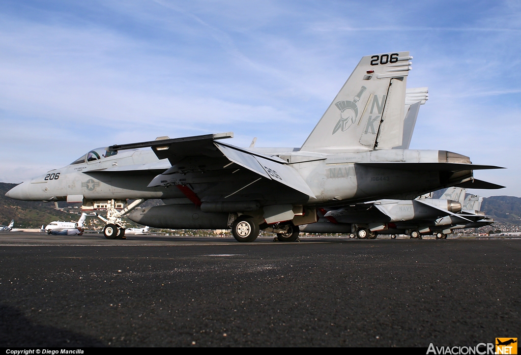 166444 - Boeing F/A-18E Super Hornet - USA - Marina/NAVY