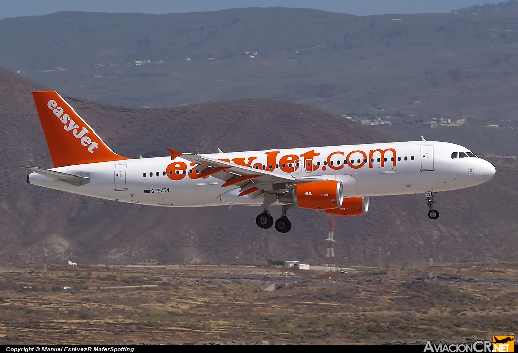 G-EZTV - Airbus A320-214 - EasyJet Airline