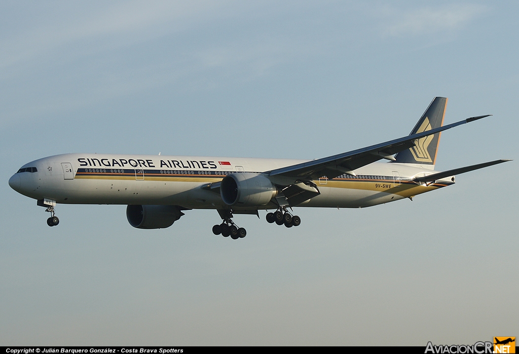 9V-SWE - Boeing 777-312/ER - Singapore Airlines