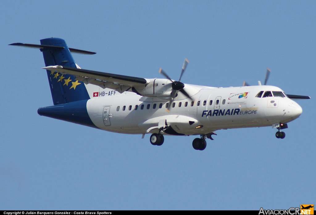 HB-AFF - ATR 42-300 - Farnair Europa