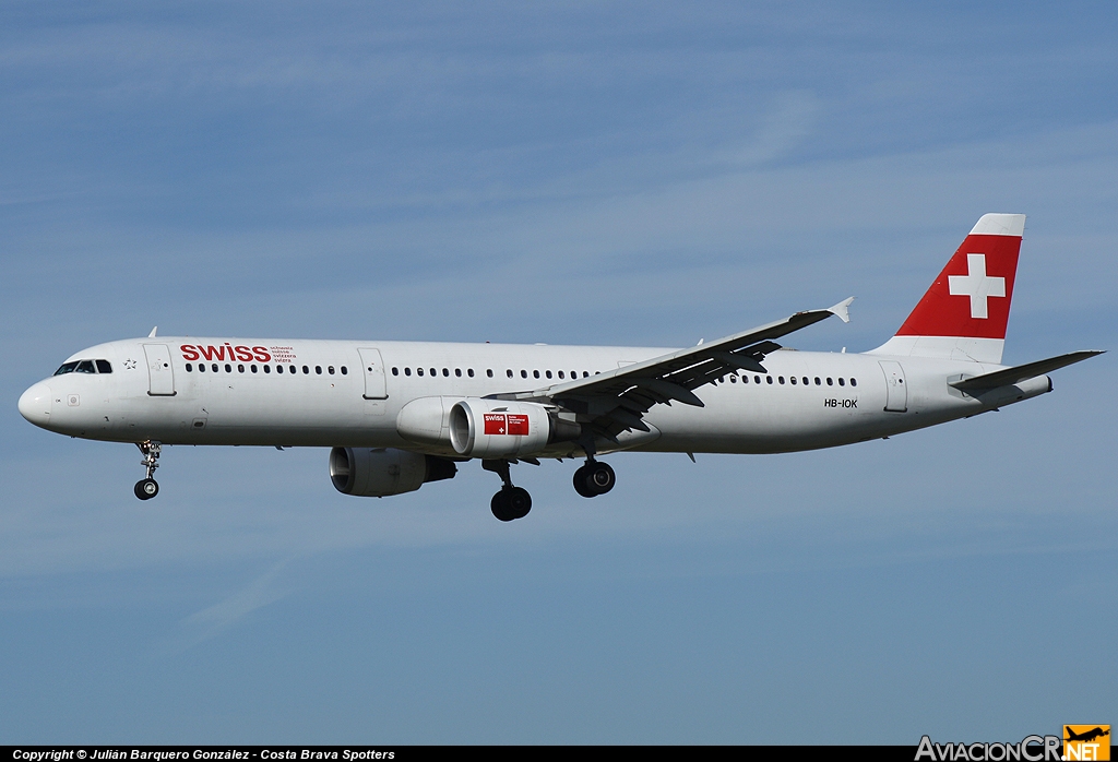 HB-IOK - Airbus A321-111 - SWISS