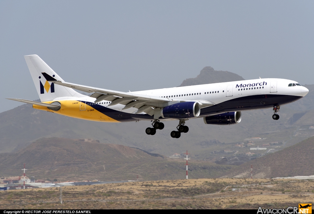 G-SMAN - Airbus A330-243 - Monarch Airlines