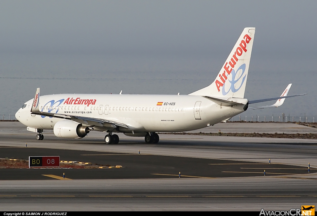 EC-HZS - Boeing 737-86Q - Air Europa