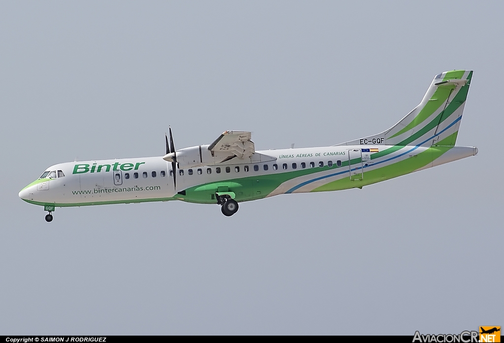 EC-GQF - ATR 72-202 - Binter Canarias