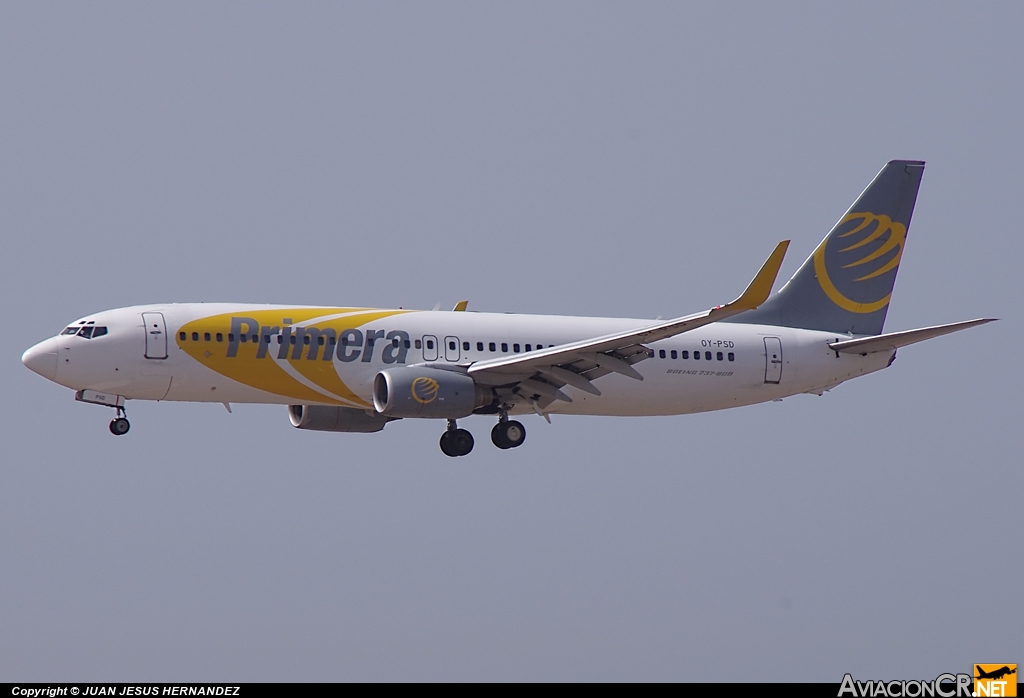 OY-PSD - Boeing 737-86N - Primera Air Scandinavia