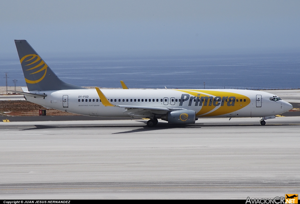 OY-PSD - Boeing 737-86N - Primera Air Scandinavia