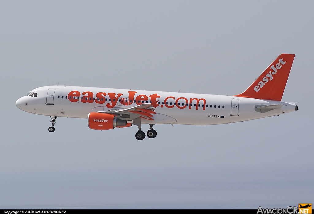 G-EZTM - Airbus A320-214 - EasyJet Airline