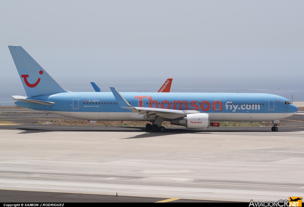 G-OBYG - Boeing 767-304/ER - Thomsonfly