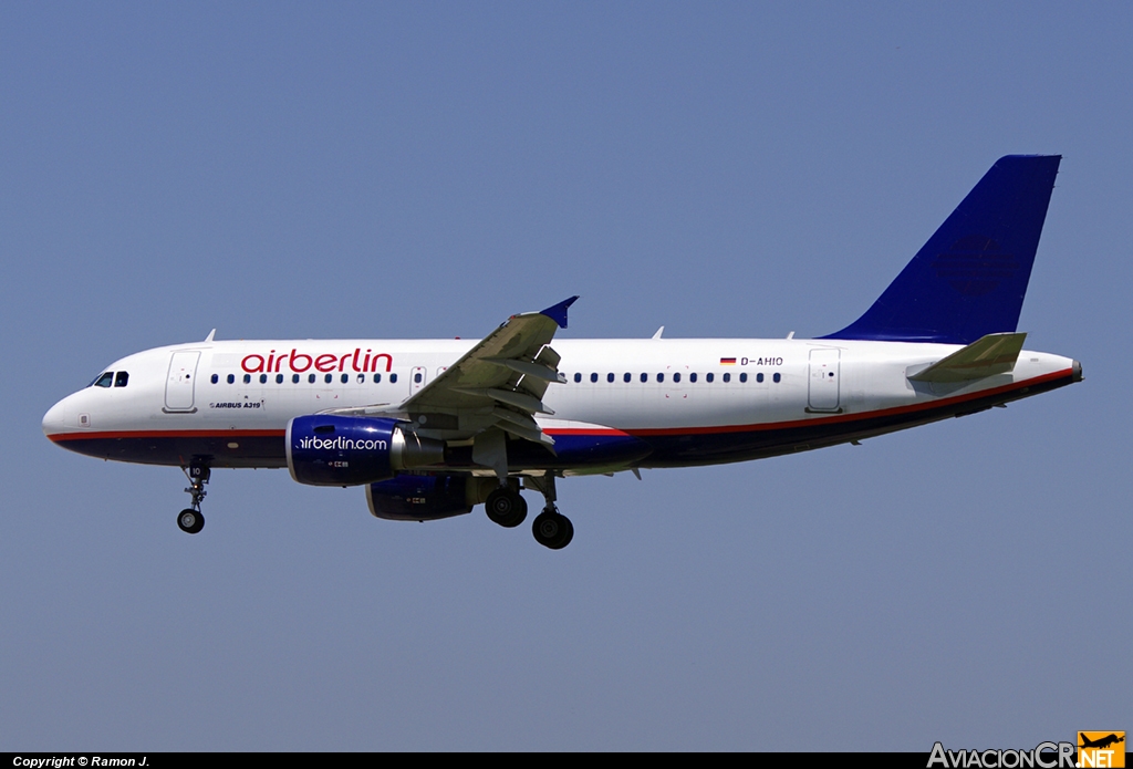 D-AHIO - Airbus A319-112 - Air Berlin