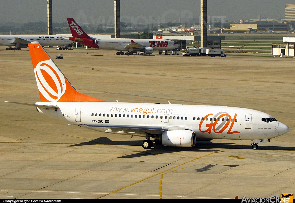 PR-GIK - Boeing 737-7Q8 - Gol Transportes Aereos