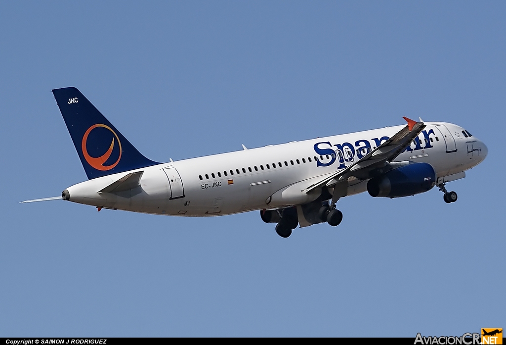 EC-JNC - Airbus A320-232 - Spanair