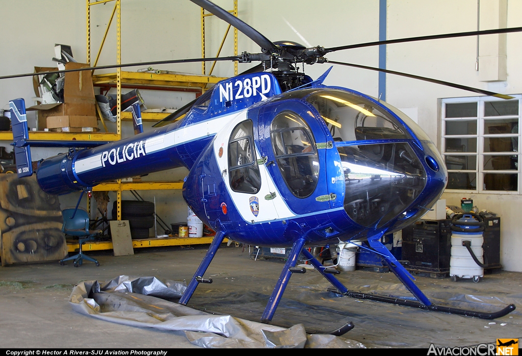 N128PD - McDonnell Douglas MD-520N/530N (H-6) - Policia de Puerto Rico