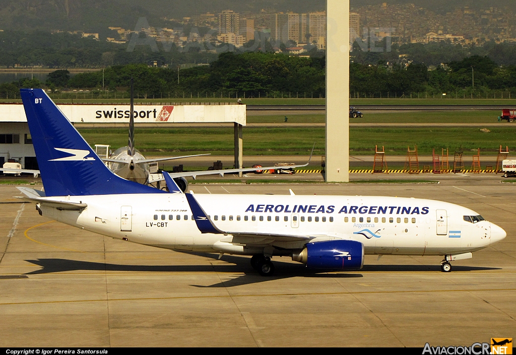 LV-CBT - Boeing 737-76D - Aerolineas Argentinas