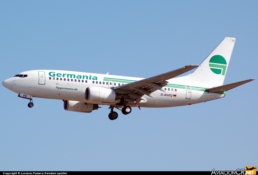 D-AGEQ - Boeing 737-75B - Germania