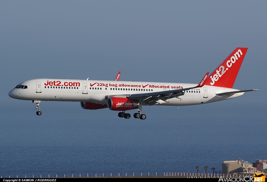 G-LSAK - Boeing 757-23N - Jet2.com