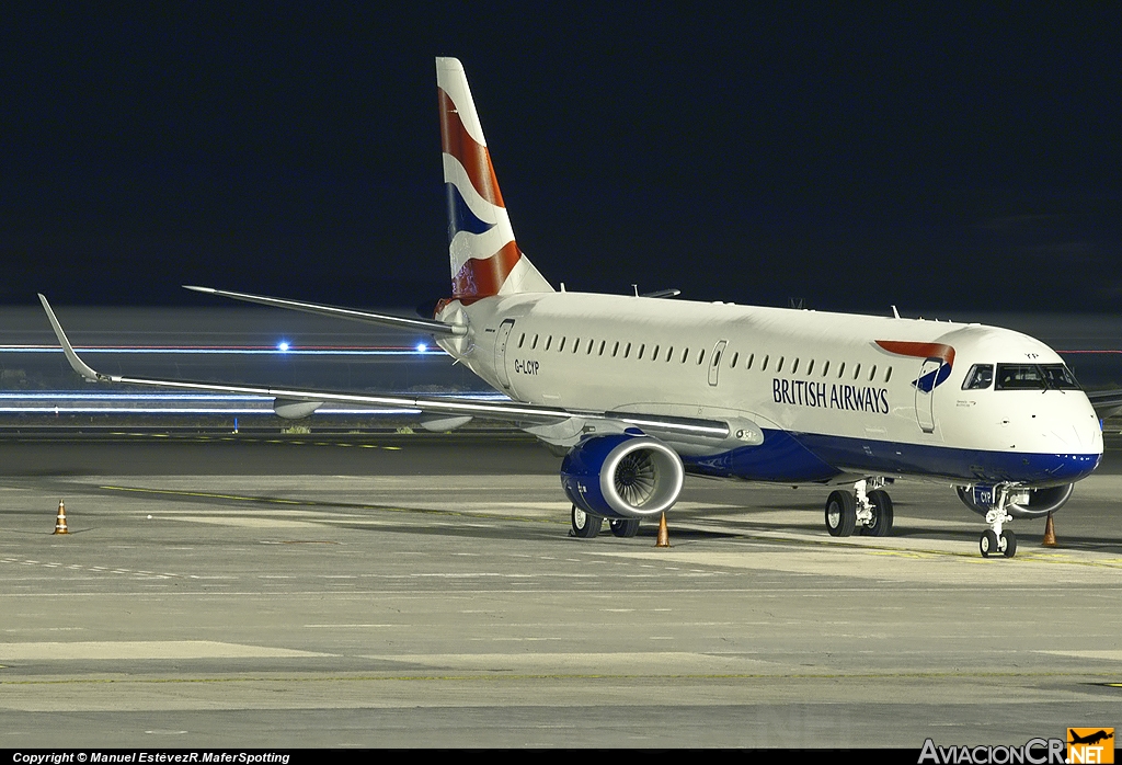 G-LCYP - Embraer 190-100SR - British Airways City Flyer