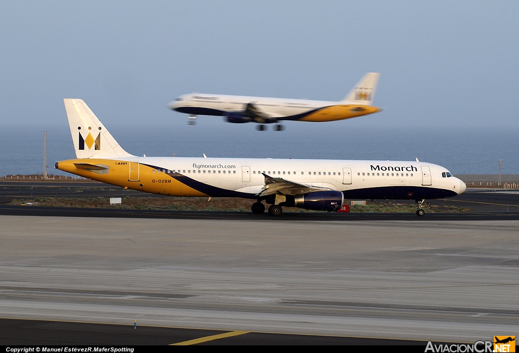 G-OZBM - Airbus A321-231 - Monarch Airlines