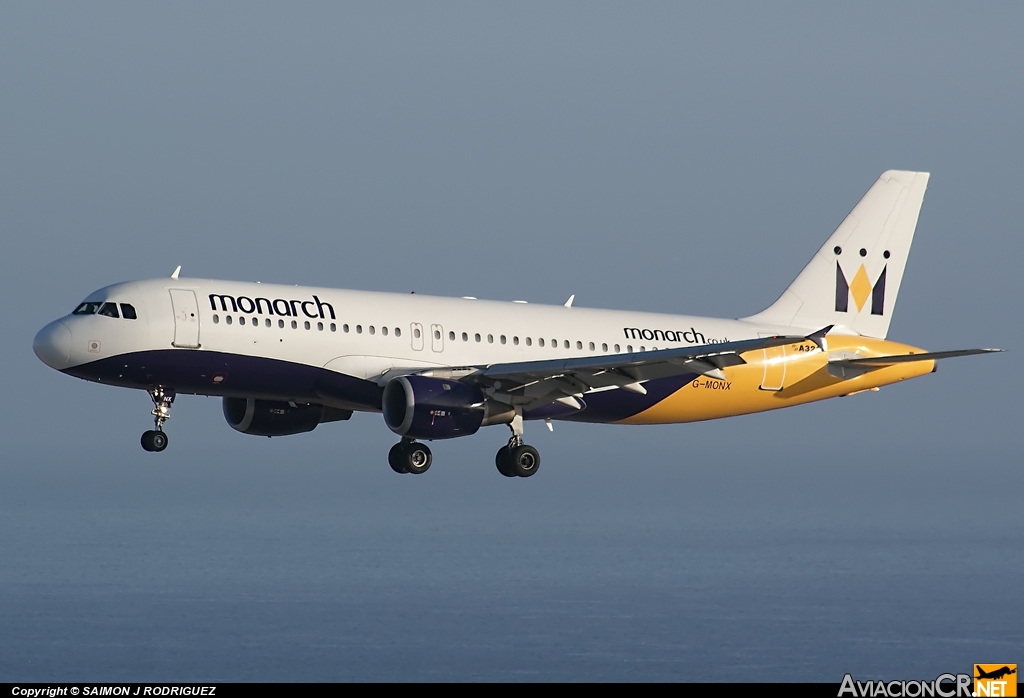 G-MONX - Airbus A320-212 - Monarch Airlines