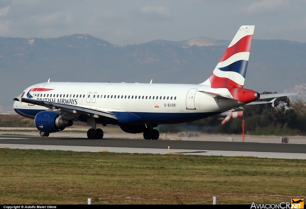 G-BUSK - Airbus A320-211 - British Airways