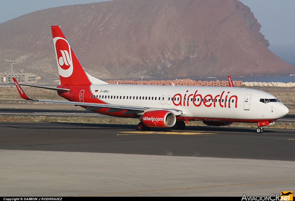 D-ABKJ - Boeing 737-86J - Air Berlin