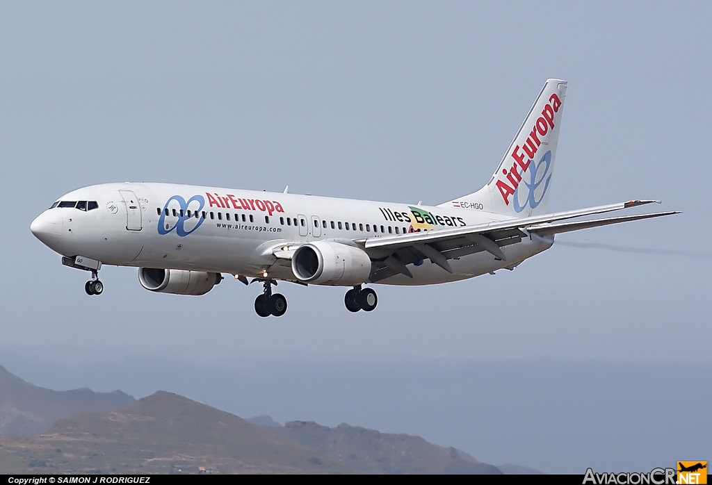 EC-HGO - Boeing 737-85P - Air Europa