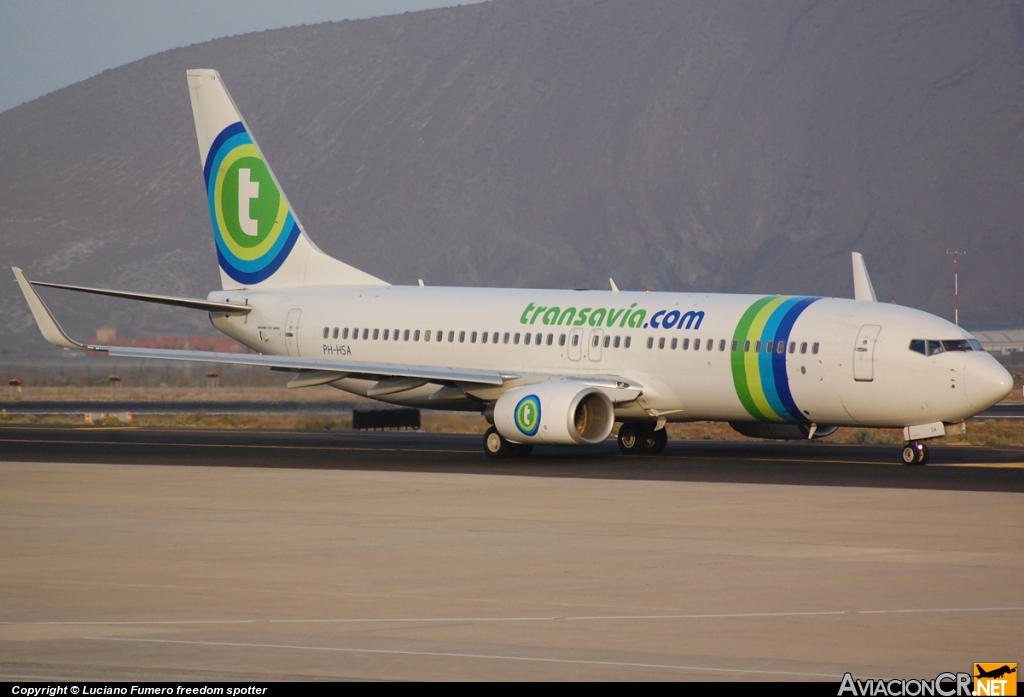 PH-HSA - Boeing 737-8K2 - Transavia Airlines