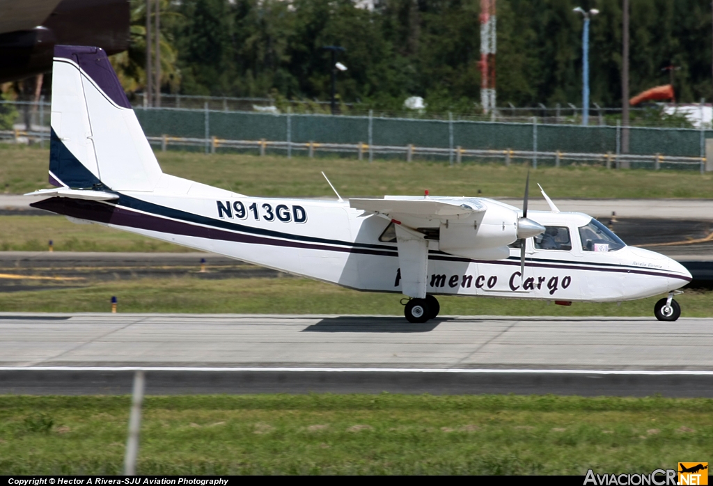 N913GD - Britten-Norman BN-2A-6 Islander - Air Flamenco Cargo