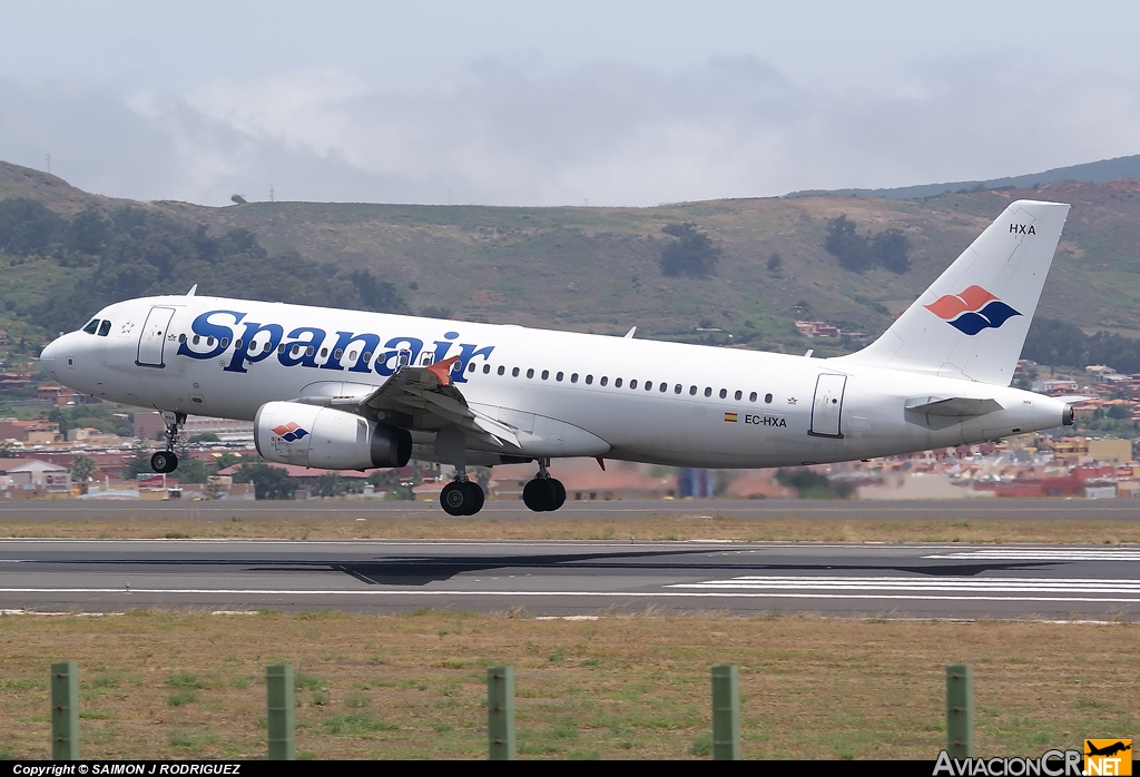 EC-HXA - Airbus A320-232 - Spanair