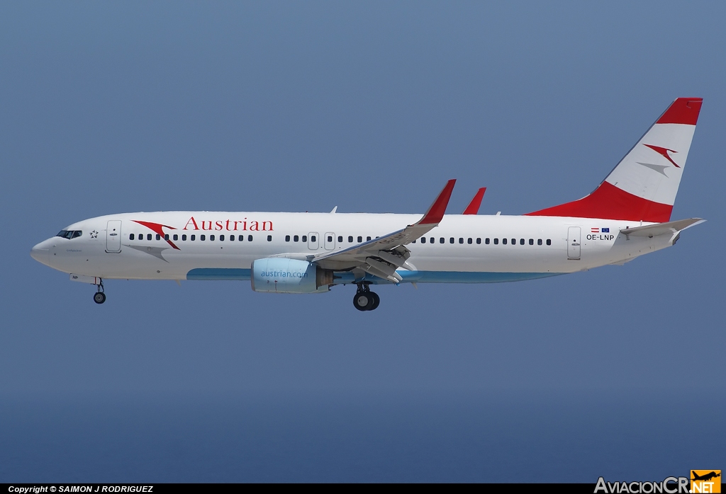 OE-LNP - Boeing 737-8Z9 - Austrian Airlines