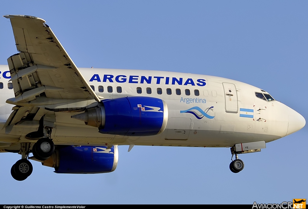 LV-AYE - Boeing 737-5H6 - Aerolineas Argentinas