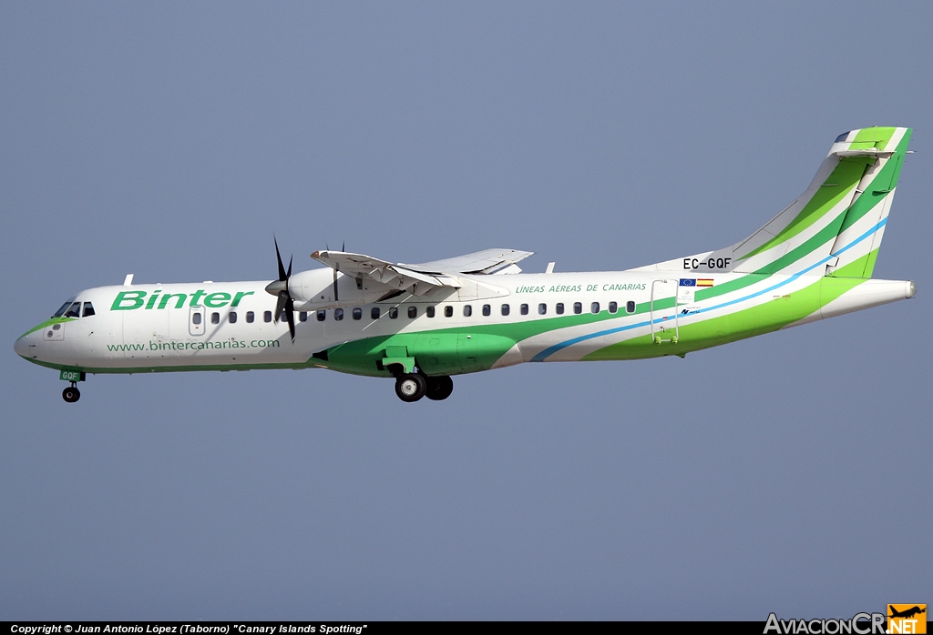 EC-GQF - ATR 72-202 - Binter Canarias