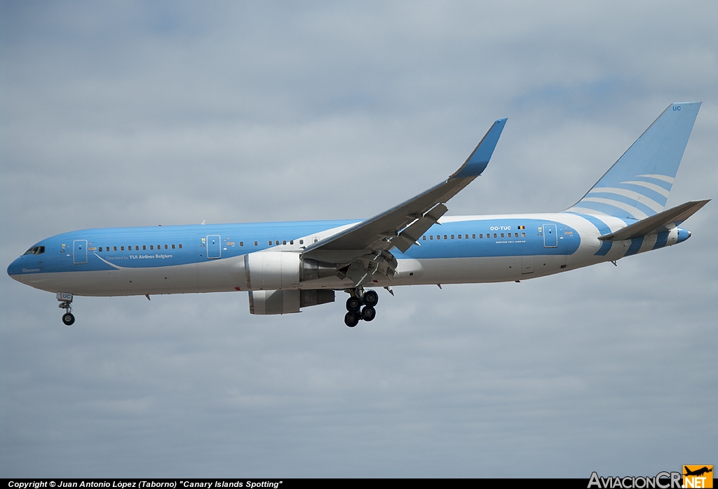 OO-TUC - Boeing 767-341/ER - TuiFly Belgium (Jetairfly)