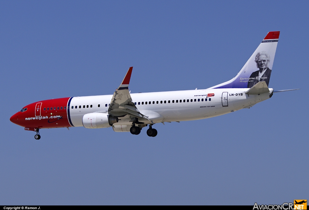 LN-DYB - Boeing 737-8JP - Norwegian Air Shuttle