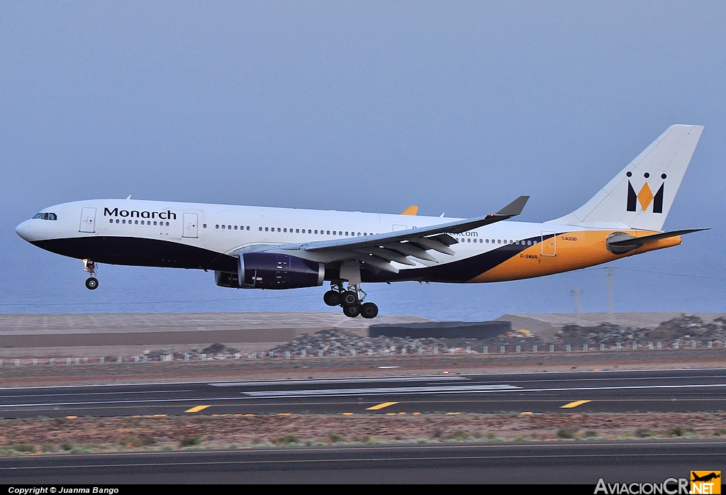 G-SMAN - Airbus A330-243 - Monarch Airlines