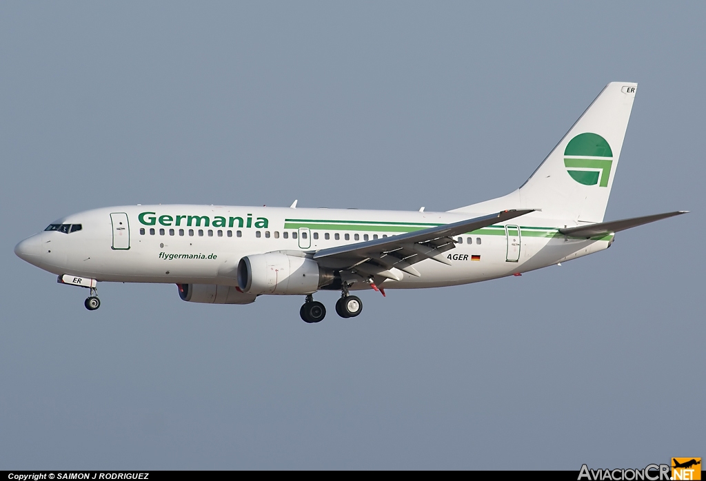 D-AGER - Boeing 737-75B - Germania