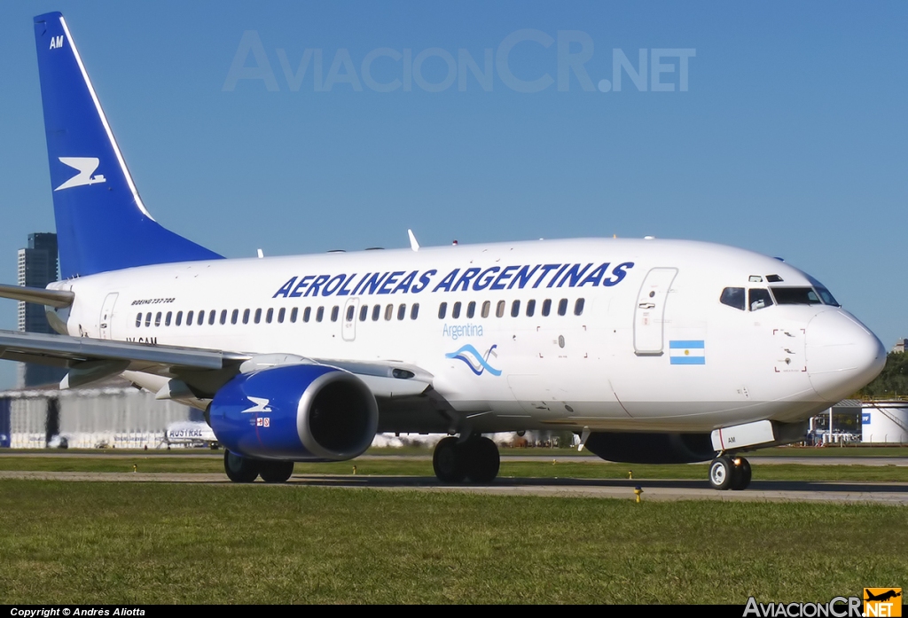 LV-CAM - Boeing 737-73V - Aerolineas Argentinas