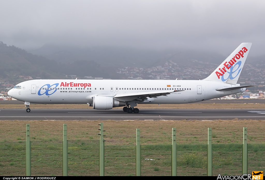 EC-HSV - Boeing 767-3Q8(ER) - Air Europa