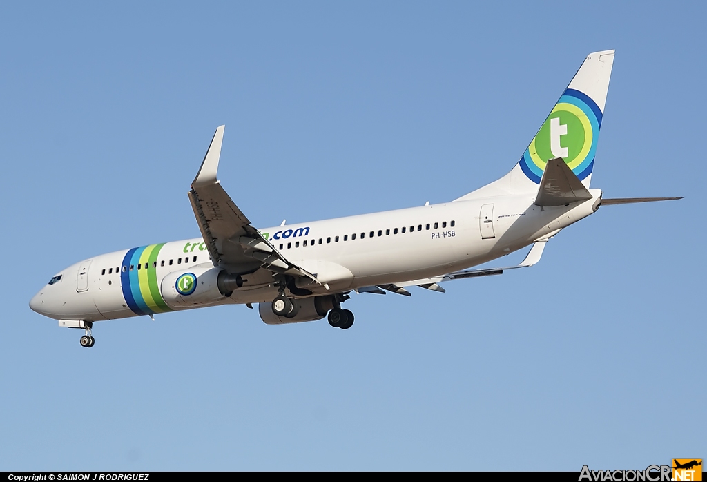 PH-HSB - Boeing 737-8K2 - Transavia Airlines