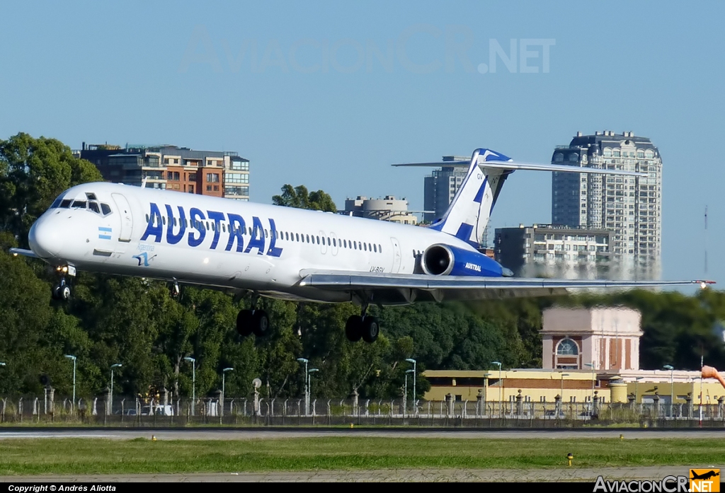 LV-BGV - McDonnell Douglas MD-83 (DC-9-83) - Aerolineas Argentinas (Austral Lineas Aereas)