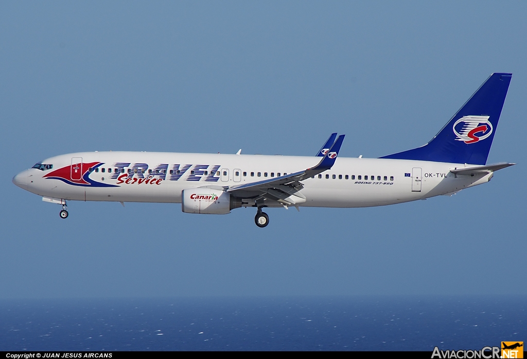 OK-TVL - Boeing 737-8FN - Travel Service