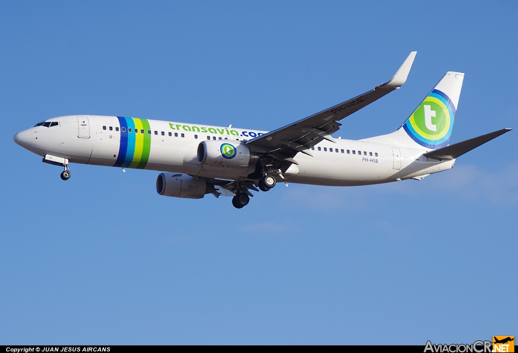 PH-HSB - Boeing 737-8K2 - Transavia Airlines